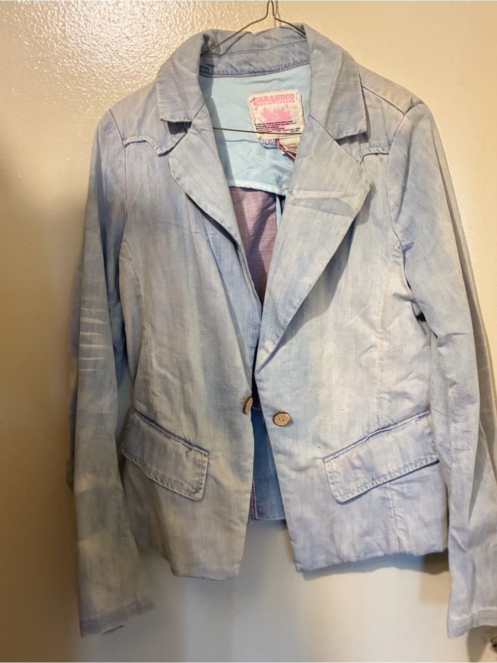 Parasuco Light Blue Women's Blazer Jacket